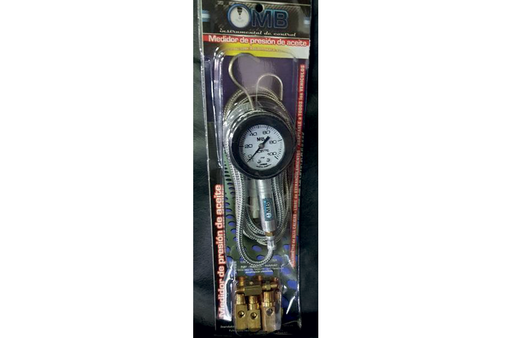 Medidor de presión de combustible de aceite